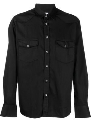 PT Torino chemise boutonnée à poches à rabat - Noir
