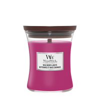 WoodWick Geurkaars Medium Wild Berry & Beets - 11 cm / ø 10 cm