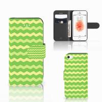 Apple iPhone 5 | 5s | SE | Telefoon Hoesje | Waves Green