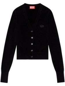 Diesel cardigan M-Arte en laine mélangée - Noir