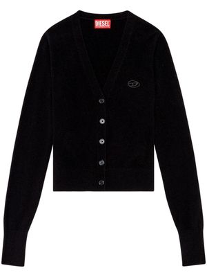 Diesel cardigan M-Arte en laine mélangée - Noir