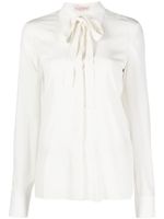 Valentino Garavani blouse à col lavallière - Tons neutres