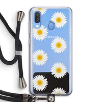 Margrietjes: Samsung Galaxy A40 Transparant Hoesje met koord
