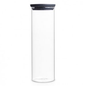 Brabantia stapelbare voorraadpot 1,9 liter - Glas