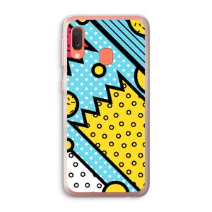 Pop Art #1: Samsung Galaxy A20e Transparant Hoesje