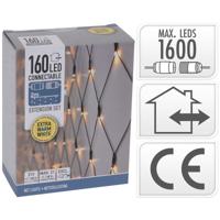 Koppelverlichting Netverlichting Met 160Led 2x1m Extra Warmwit Max.  (exclusief