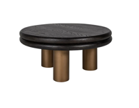 Salontafel Macaron rustiek zwart