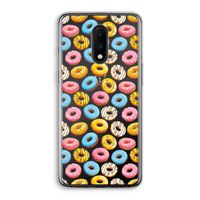 Pink donuts: OnePlus 7 Transparant Hoesje