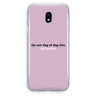 gij beslist: Samsung Galaxy J3 (2017) Transparant Hoesje