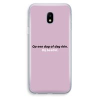 gij beslist: Samsung Galaxy J3 (2017) Transparant Hoesje