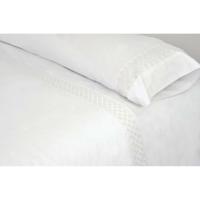 Dekbedovertrek set Pierre Cardin ELISA Wit Bed van 135 2 Onderdelen Dekbedovertrek set Pierre Cardin ELISA Wit Bed van 135 2 Onderdelen
