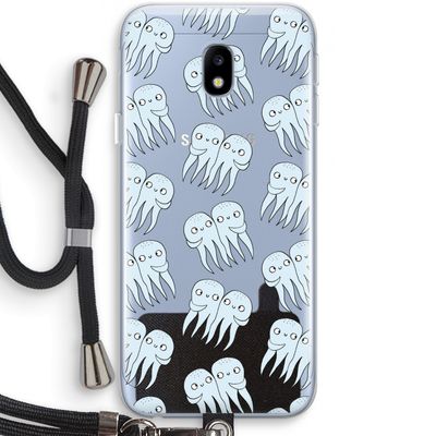 Octopussen: Samsung Galaxy J3 (2017) Transparant Hoesje met koord