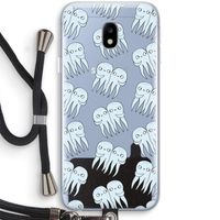 Octopussen: Samsung Galaxy J3 (2017) Transparant Hoesje met koord