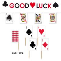 Casino Las Vegas Kaartspellen versiering set - themafeest - 3x soorten artikelen
