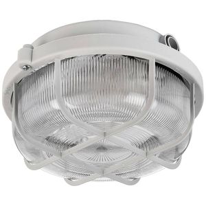 Deko Light Syrma Rund Grau 401016 Buitenplafondlamp, Buitenlamp (wand) E27 Grijs