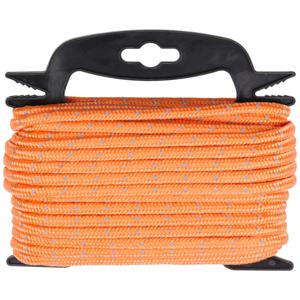 Spanband elastisch koord - met oproller - 20 meter - 6mm dik - voor dekzeilen/aanhanger/vastsjorren   -