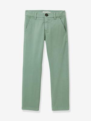 Broek chino saliegroen