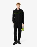 Lacoste Hooded Logostripe Trainingspak Heren Zwart - Maat S - Kleur: Zwart | Soccerfanshop