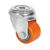 Rueda Ruedas Alex Oranje Polyurethaan Ijzer Ø 3,5 CM 100 kg draaibaar