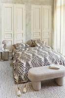 VT wonen VTwonen dekbedovertrek Bold Feathers - Zand 140x200/220 cm