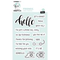 Creative Craftlab Creative craft lab • friendz clear stamp hello