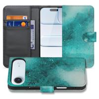 iPhone Air | Bookcase | Hoesje Painting Blue