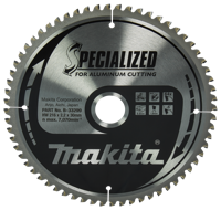 Makita Accessoires Afkortzaagblad Aluminium | Specialized 216x30x2,2 64T -5g - B-33299 - B-33299