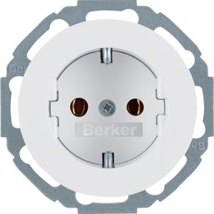 Berker wandcontactdoos 45G insteekcontacten R1-R3 wit 47272089