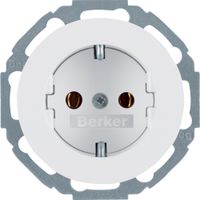 Berker wandcontactdoos 45G insteekcontacten R1-R3 wit 47272089
