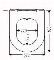 Cedo Delray Toiletzitting/siège wc White