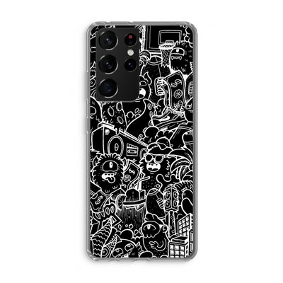 Vexx Black City : Samsung Galaxy S21 Ultra Transparant Hoesje