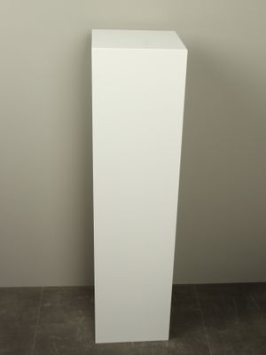 Sokkel wit MDF 25x25x90 cm.