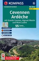 Wandelgids 5943 Cevennen, Ardéche | Kompass