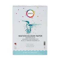 Aquarelblok qrea a3 20vel 200gr spiraal | 5 stuks