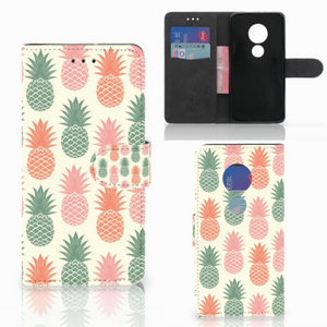 Motorola Moto G7 Play Book Cover Ananas