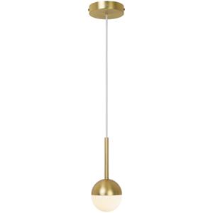 Kleine hanglamp messing met G9 fitting 'Nordlux Contina'