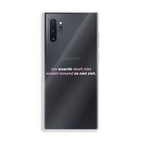 uw waarde daalt niet: Samsung Galaxy Note 10 Plus Transparant Hoesje