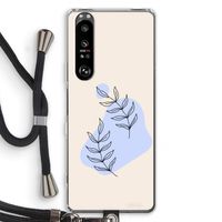 Leaf me if you can: Sony Xperia 1 III Transparant Hoesje met koord