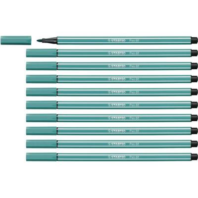 Markeerstiften Stabilo Pen 68 Turkoois (10 Onderdelen)