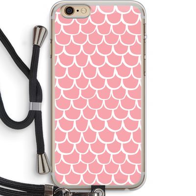 Dakpannetjes: iPhone 6 PLUS / 6S PLUS Transparant Hoesje met koord