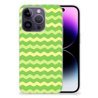 Apple iPhone 14 Pro TPU bumper Waves Green - thumbnail