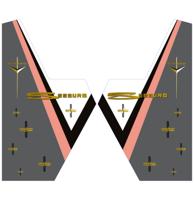 Seeburg 222 Stickers Voor Zijruiten