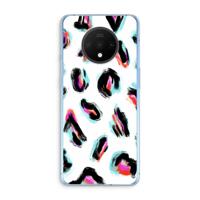 Cheetah color: OnePlus 7T Transparant Hoesje