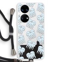 Octopussen: Huawei P50 Transparant Hoesje met koord Octopussen: Huawei P50 Transparant Hoesje met koord