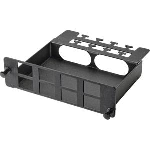 Renkforce 8 poorten Patchpaneel 8 Port RJ45 Keystone Frame Zwart RF-4746638