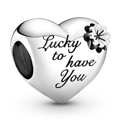 Pandora People 799364C00 Bedel Mam Liefde en Geluk zilver