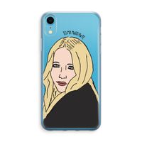 Mary Kate: iPhone XR Transparant Hoesje