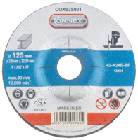 Connex slijpschijf metaal 125mm - cox938001