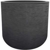 EDA PLASTIQUE - Graphit'Up ronde pot 40 cm - 32,5 L - Antracietgrijs