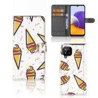 Samsung Galaxy A22 4G | M22 | Book Cover | Icecream Samsung Galaxy A22 4G | M22 | Book Cover | Icecream